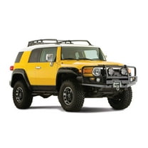 Bushwacker by RealTruck Pocket/Rivet Style Front & Rear Fender Flares | 4-Piece Set, Black, Smooth Finish | 31922-02 | Compatible with 2007-2014 Toyota FJ Cruiser