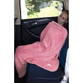 thumbnail image 5 of BlueHills Premium Soft Plush Travel Blanket Pillow Airplane Throw - Light Pink, 5 of 10