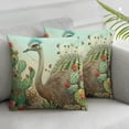 thumbnail image 3 of nygtbtfer Throw Pillow Covers Animals Old Earth House Gray Velvet Washable Decor Set of 2 Bed Outdoor Couch Living Room Pillow White, 3 of 7