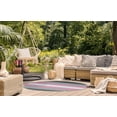 thumbnail image 3 of Simply Daisy 5' Round Demi Girl Demi Girl Chenille Indoor/Outdoor Rug, 3 of 4