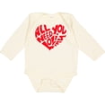 thumbnail image 3 of Inktastic All You Need is Love Red Heart Shape Boys or Girls Long Sleeve Baby Bodysuit, 3 of 5