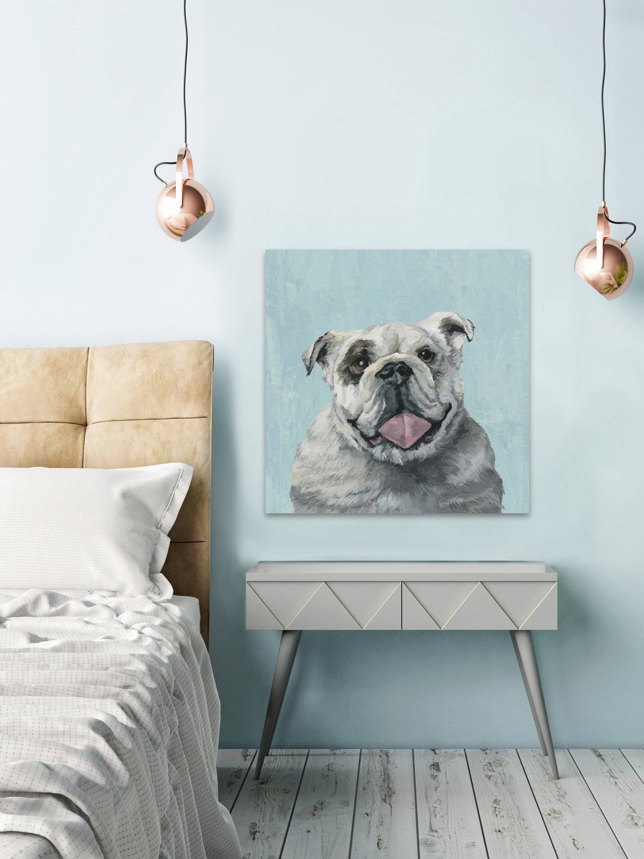 Marmont Hill "Persuading Look" Painting Print on Wrapped Canvas