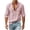 Pink, variant on VEKDONE Mens Shirts Button Down Long Sleeve Work Business Shirts Solid Color Comfy Lightweight Lapel Gauze Tops with Pockets White S