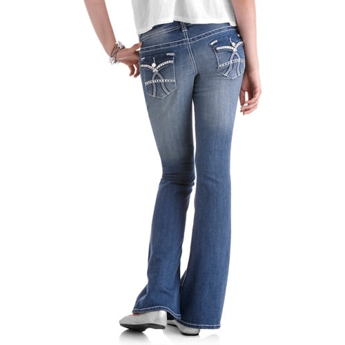 Juniors Studded Pocket Jeans 
