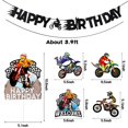 thumbnail image 3 of Angolio - Kit De Decoración Para Fiestas De Motocross, 42 Piezas, Remolinos Colgantes Para Fiestas De Motocross, Deportes Extremos, Carreras, Fiesta De Cumpleaños, Decoración Para Tartas Y Centros De, 3 of 5
