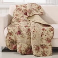 thumbnail image 3 of Manta acolchada Greenland Home Antique Rose, 100% algodón, 3 of 7
