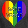 thumbnail image 3 of CafePress - Safe Space In Heart Women's Long Sleeve Dark T Shi - Women's Long Sleeve Graphic Tee Casual Fit, 3 of 4