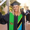 thumbnail image 3 of Class of 2024 Tanzania Flag Graduation Stoles Shawl Sash Scraf For Study Aboard International Students Graduation's Day, 3 of 6