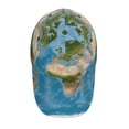 thumbnail image 5 of Lsque Earth View World Map Baseball Cap Trucker Low Profile Hat Golf Dad Hat Adjustable Original Classic Unconstructed Plain Cap Men Women, 5 of 9