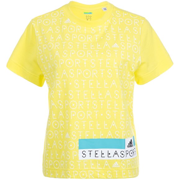 Adidas Stellasport S20651 T-Shirt Boxy, Zeste Jaune, P