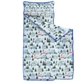 thumbnail image 2 of Light Blue Christmas House and Tree Pattern Toddler Nap Mats for Kids Preschool,51"x22" Sleeping Mat Bag or Kids,Toddler Sleeping Bag,Toddler Nap Mat or Daycare, 2 of 6