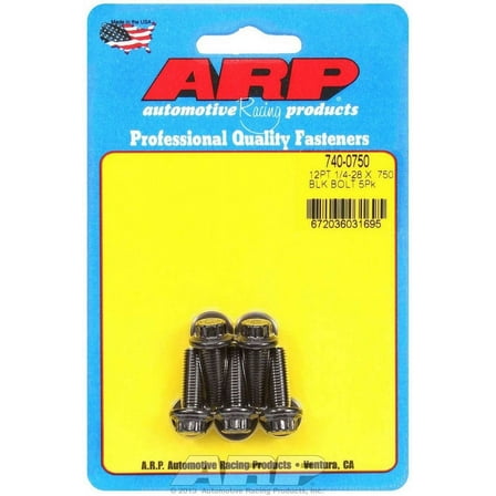 Bolt Kit - 12pt. (5) 1/4-28 x .750