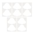 thumbnail image 1 of 10 protectores de ampollas para talones, almohadillas adhesivas transparentes para prevención de ampollas, resistentes al agua, 1 of 9