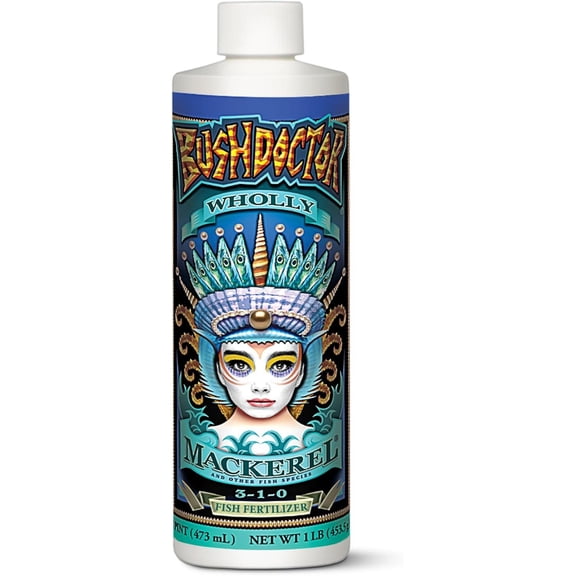 Fish Fertilizer wholly mackerel and other fish species 3-1-0 16oz