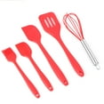 thumbnail image 4 of Heaveant Cooking Tool Utensil Set, 5pcs Silicone Non-Stick Spatulas Shovel Eggbeater Brush Cooking Tool Utensil Set, 4 of 8