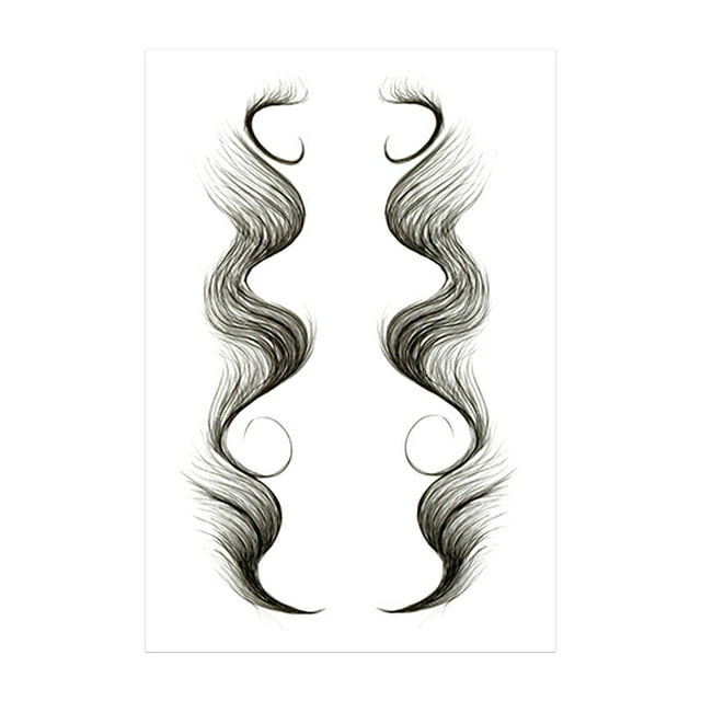 2 Pcs Baby Hair Tattoo Stickers Waterproof Tattoo Edges Baby Hair Long Lasting Temporary Tattoo Sticker, Style 03