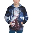 thumbnail image 4 of Jujutsu Kaisen Hoodie 3D Print Pullover Hooded Long Sleeve Sweatshirts Tops Blouse with Pocket for Boys Girls Large, 4 of 7