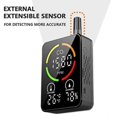 thumbnail image 4 of Air Quality Monitor CO2 Detector 3 in 1 Accurate Tester for CO2 Temperature Humidity NDIR Sensor Carbon Dioxide Meter Concentration Tester with Alarm, 4 of 5