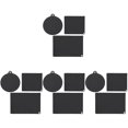 thumbnail image 1 of 12 pcs Induction Cooktop Mat Reusable Countertop Mat Induction Cooker Pad Cooking Pad, 1 of 5