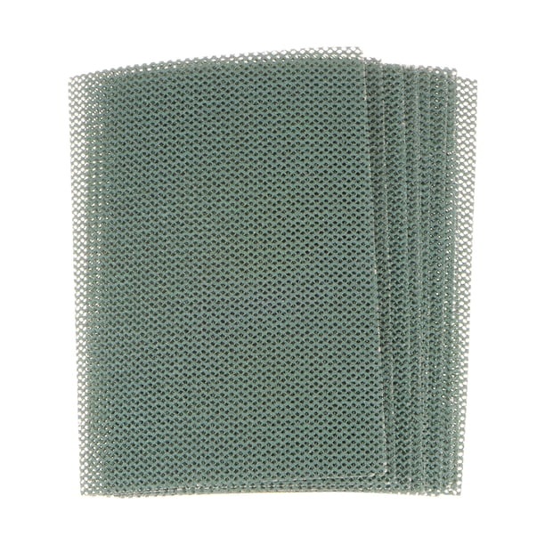10 Piezas de Hojas de Malla de Lija de Grano 120, 3" X 4", para Lijar en Húmedo o en Seco, Almohadillas Abrasivas para Pulir y Moler Automóviles, Madera, Yeso y Metal.