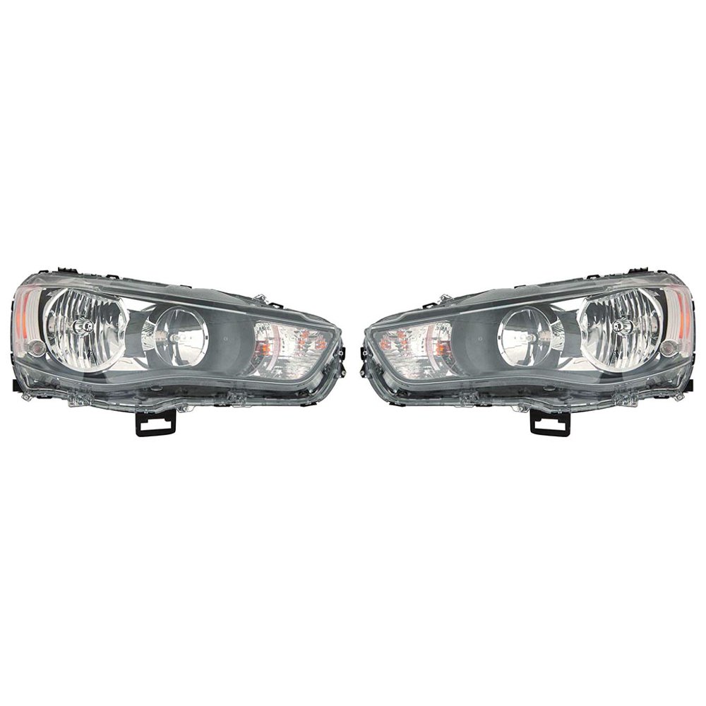 For Mitsubishi Outlander 20102013 Headlight Assembly Halogen Pair