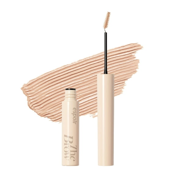 Espoir The Brow Color Fixing Cara #4 Fake Bleach 0.1 fl oz | Easy Fixing without Clumping with Skinny Brush | Long Lasting Smudgeproof Eyebrow Mascara | Soft Mood Coloring Tinted Gel | Korean Makeup