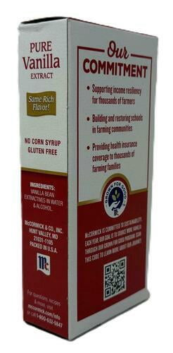 4-Pack McCormick All Natural Pure Vanilla Extract 4 Fl Oz Each Best By 2029