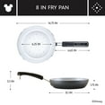 thumbnail image 5 of Farberware Disney Monochrome 8 Inch Ceramic Nonstick Fry Pan, Dishwasher Safe, Black, 5 of 12