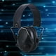 thumbnail image 4 of Auriculares de Diadema transpirable 22dB Reducción de ruido por batería Orejeras de recogida de sonido para PTT Radio Tiro Ejercicio de , Negro NUEVO Negro, 4 of 8