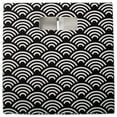 thumbnail image 4 of DII Foldable 13" Storage Cube Waves Print, Black, 4 of 4