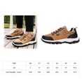 thumbnail image 2 of Zapatos de senderismo Zapatillas casuales Transpirable PU para hombre para primavera otoño (44) Amarillo, 2 of 9