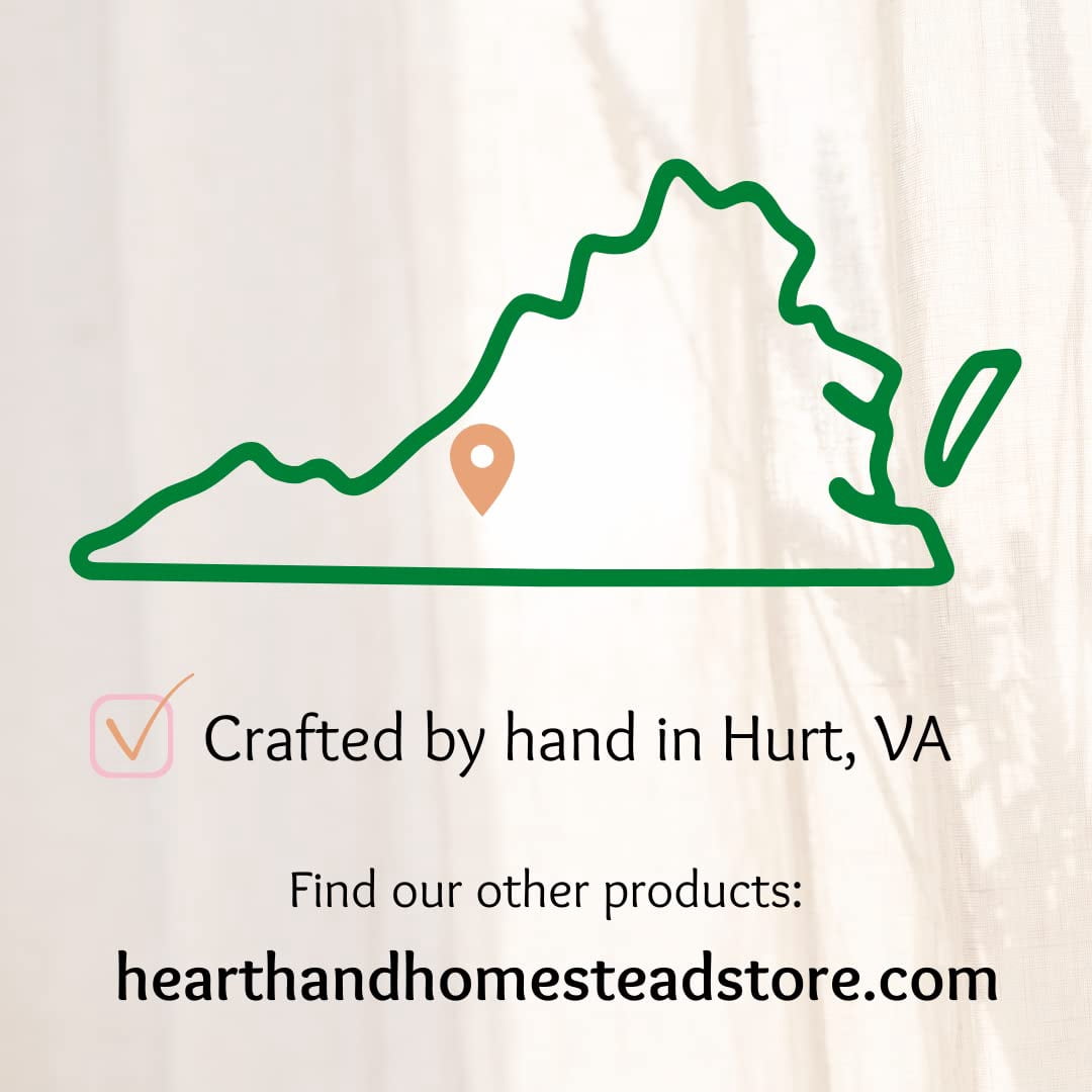 Hearth and Homestead Whipped Tallow Balm: Unscented (Herb-Infused) - 1.3 oz