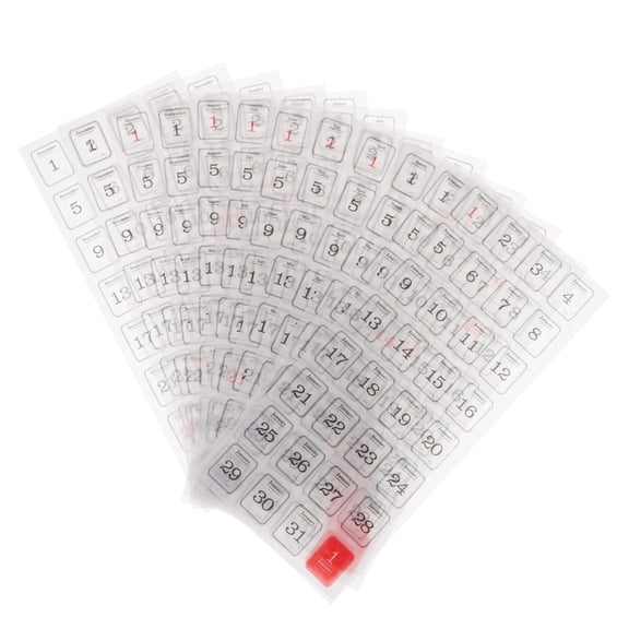 Date Sticker Planner Stickers Scrapbook Decorations Daily Planning