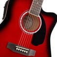 thumbnail image 3 of Ashthorpe Cutaway Dreadnought Acoustic Electric Guitar with 10-Watt Amp, Red, 3 of 7
