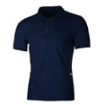 thumbnail image 4 of zuwimk Polo T Shirts For Men,Men's Stain Resistant Short Sleeve Polo Shirts Navy,XL, 4 of 4