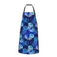 thumbnail image 2 of Picia Glowing Jellyfish Pattern Waterproof Apron for Unisex Adult - Adjustable Bib Apron with Pockets, Ideal for Cooking, Gardening, Painting, and Household Chores, 2 of 9
