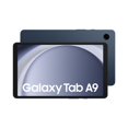 thumbnail image 1 of Samsung Galaxy Tab A9 (SM-X110), 64GB 4GB RAM, solo WiFi, GSM desbloqueado de fábrica, versión internacional (paquete de cargador de pared de 15W) (azul marino) (reacondicionado), 1 of 5