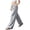A Gray, variant on Ndbuld Sweat Pants for Womens Fashion Women Casual High Waist Pocket Pants Pants Comfortable Casual Pants,Black,M