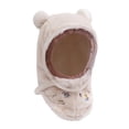 thumbnail image 3 of Gorro de Invierno para Niños Pasamontañas a Prueba de Viento Yuyangstore Orejas de Oso Beige, 3 of 8