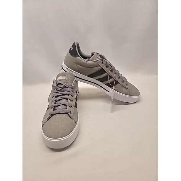 Adidas FW3270 Daily 3.0 Low Casual Skateboarding Shoes Gray/Black Mens Sizes