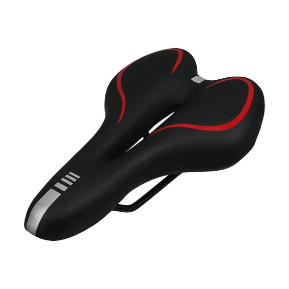 Masteelf Saddle Mountain Bike Seat Bicycle PVC Wide Rear Pad