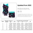 thumbnail image 3 of YONGHS Kids Girls Printed Gymnastics Dance Outfit Sleeveless Leotard+Shorts Set Shading Blue 8, 3 of 3