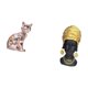 thumbnail image 5 of Estatua de mujer africana, figura de resina, estatua de gato, adorno de escritorio, material único, ideal para escritorio, oficina, decoración del, 5 of 8
