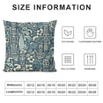 thumbnail image 5 of Orinice Throw Pillow Cover Colorful Hawaiian Exotic Tiki Pattern Tribal Flower Surfboard Tahiti  Pillowcase Home Decorative Square Pillow Case Cushion Cover White, 5 of 5