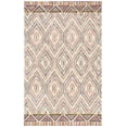 thumbnail image 2 of SAFAVIEH Aspen Jessamine Geometric Hexagons Wool Area Rug, Ivory/Rust, 4' x 6', 2 of 9