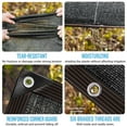 thumbnail image 7 of Livhil Garden 80%-85% Shade Cloth, Resistant Sun Shade Net 10x6.5FT Mesh Tarp, Shade Trap Shade Cloth for Plants Patio, Black, 7 of 7