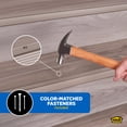 thumbnail image 5 of M-D Building Products 43878 1-1/8 In. X 1-1/8 In. X 36 In. Pewter Aluminum Stair Edging w/ Screw Nails, 5 of 10
