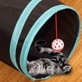 thumbnail image 4 of 5 Way Cat Tunnel, Collapsible Pet Tunnel Tube with Storage Bag for Cats, Puppies, Rabbits, Guinea Pig, 4 of 5