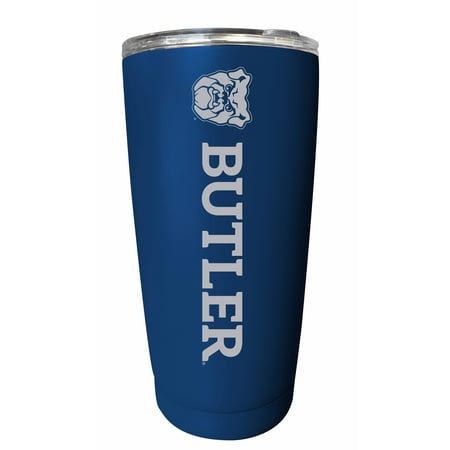 

Butler Bulldogs Etched 16 oz Stainless Steel Tumbler (Navy)