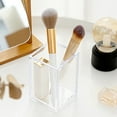 thumbnail image 4 of Makeup Brush Holder Clear Pen Holder Cup Desk Accessories Acrylic, 4 of 6